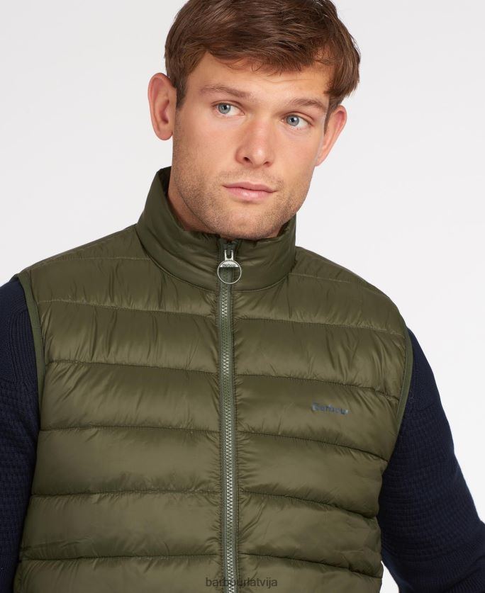Barbour vīriešiem bretbijs gilets P8J88A231 apģērbs olīvu