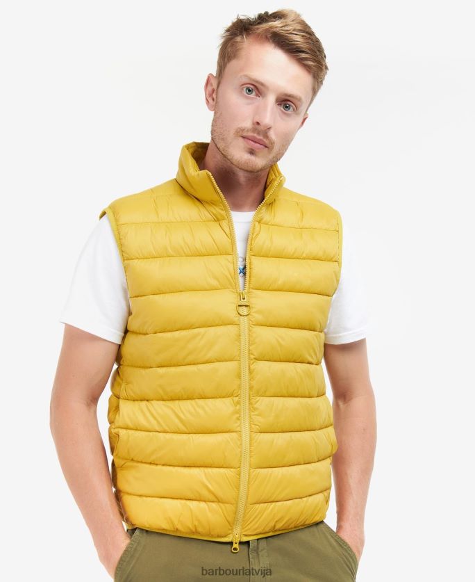 Barbour vīriešiem bretbijs gilets P8J88A281 apģērbs izliekuma dzeltena