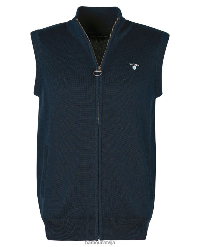 Barbour vīriešiem dawdon trikotāžas žakets P8J88A282 apģērbs klasiskā flote