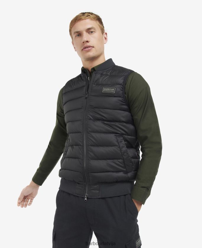 Barbour vīriešiem elgin stepēta žakete P8J88A266 apģērbs olīvu