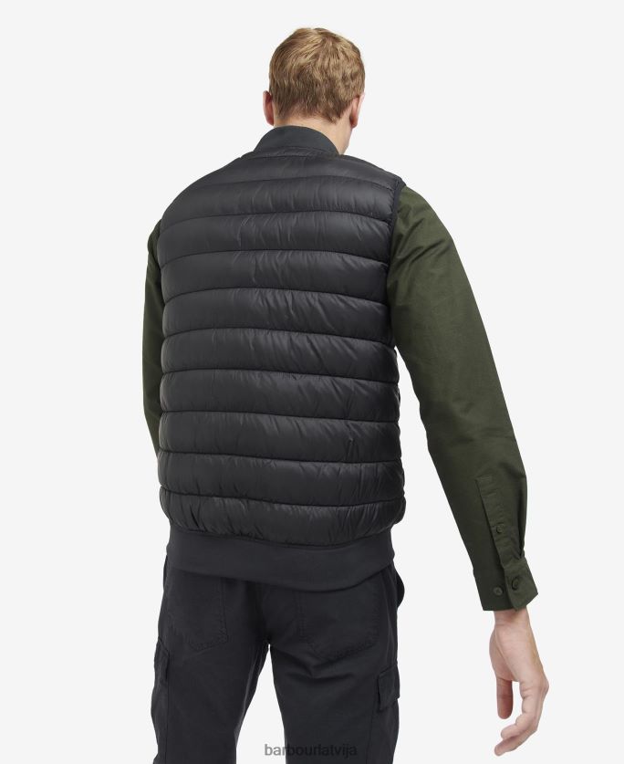 Barbour vīriešiem elgin stepēta žakete P8J88A266 apģērbs olīvu