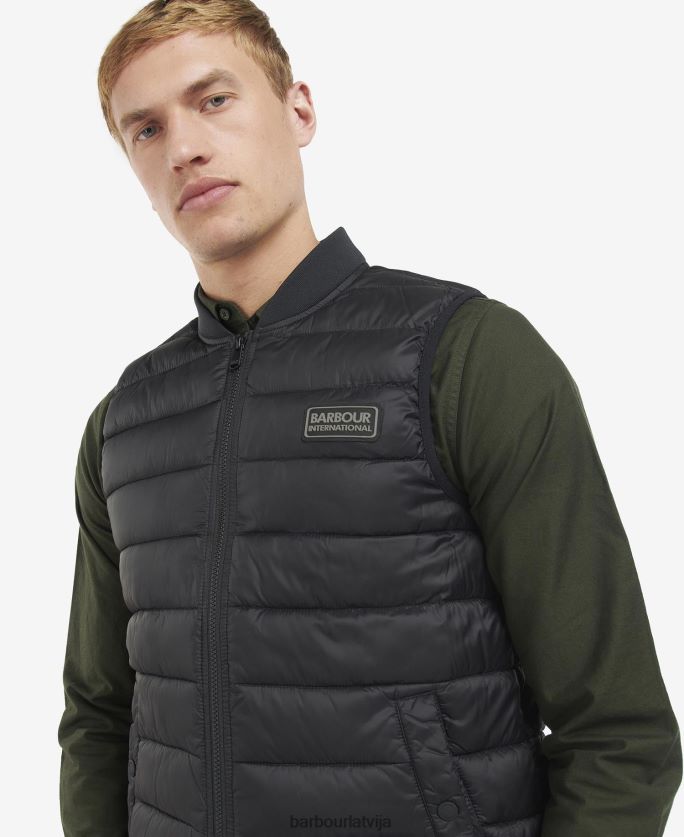 Barbour vīriešiem elgin stepēta žakete P8J88A266 apģērbs olīvu