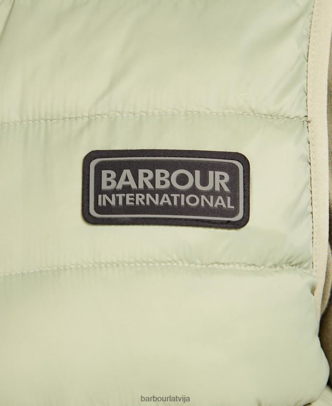 Barbour vīriešiem elgin stepēta žakete P8J88A272 apģērbs olīvu
