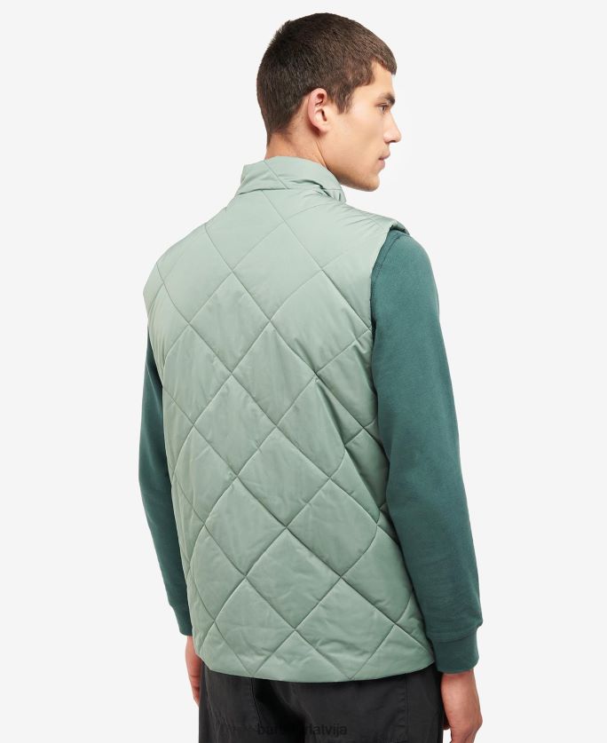 Barbour vīriešiem finčlija stepēta žaketīte P8J88A244 apģērbs klasiskā flote
