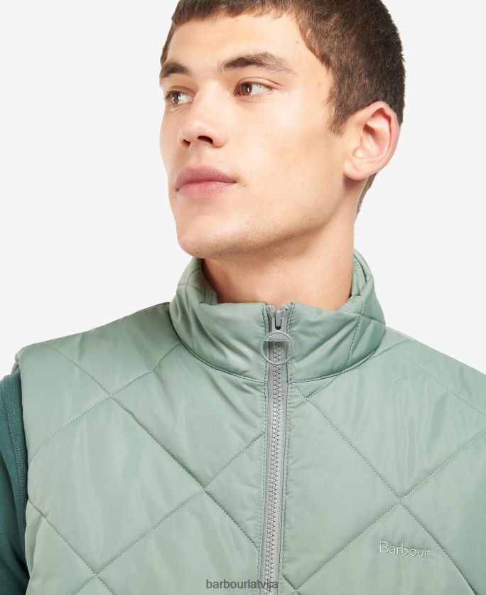 Barbour vīriešiem finčlija stepēta žaketīte P8J88A244 apģērbs klasiskā flote
