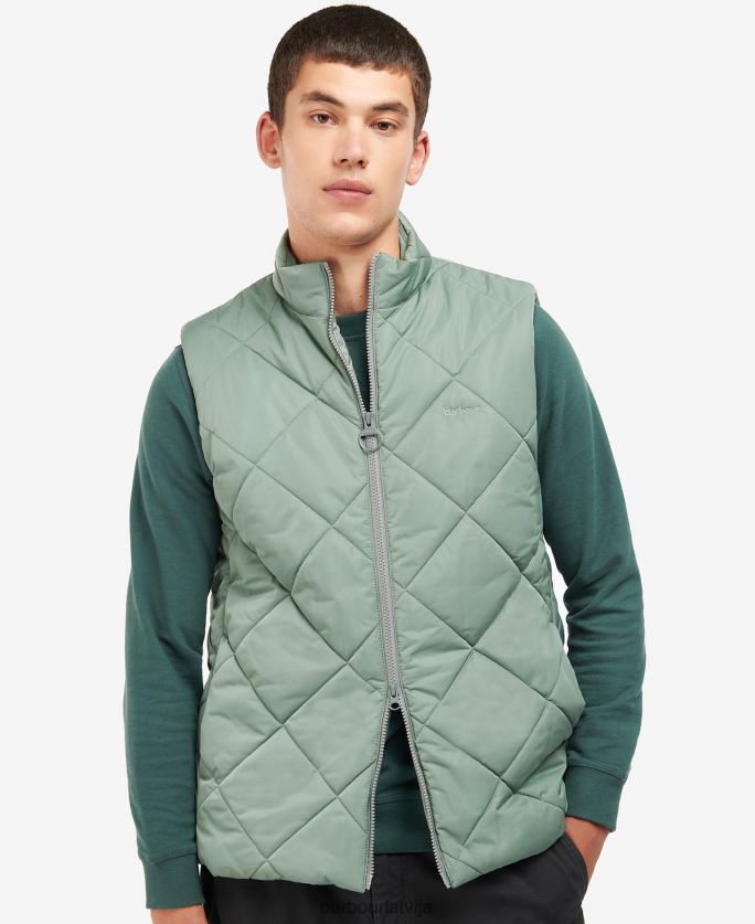 Barbour vīriešiem finčlija stepēta žaketīte P8J88A244 apģērbs klasiskā flote