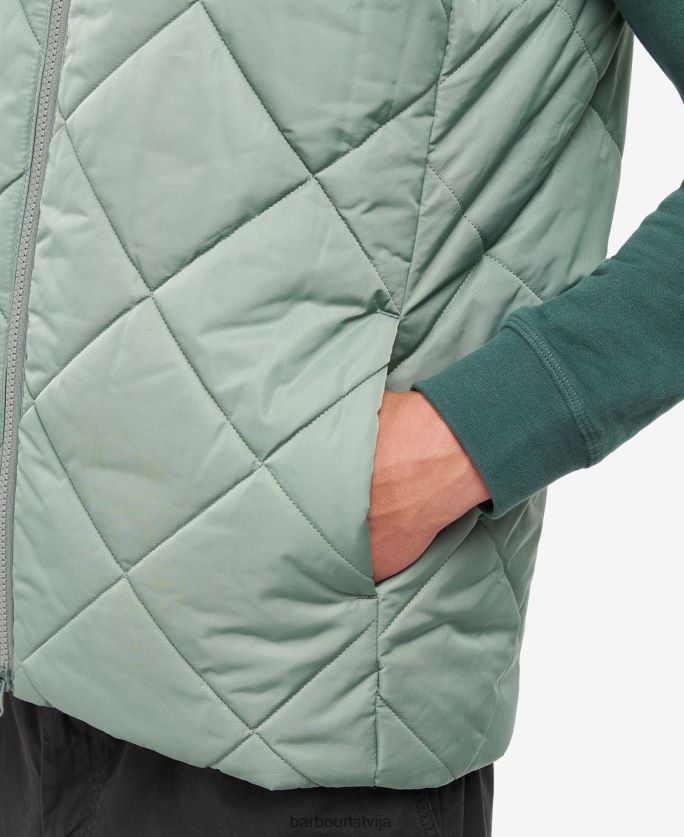 Barbour vīriešiem finčlija stepēta žaketīte P8J88A244 apģērbs klasiskā flote