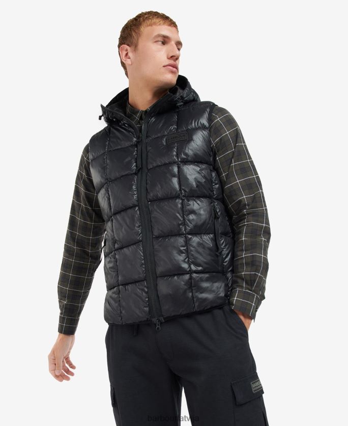 Barbour vīriešiem highbridge gilet P8J88A259 apģērbs klasisks melns