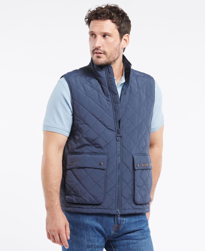 Barbour vīriešiem papardes koku gilet P8J88A237 apģērbs flote