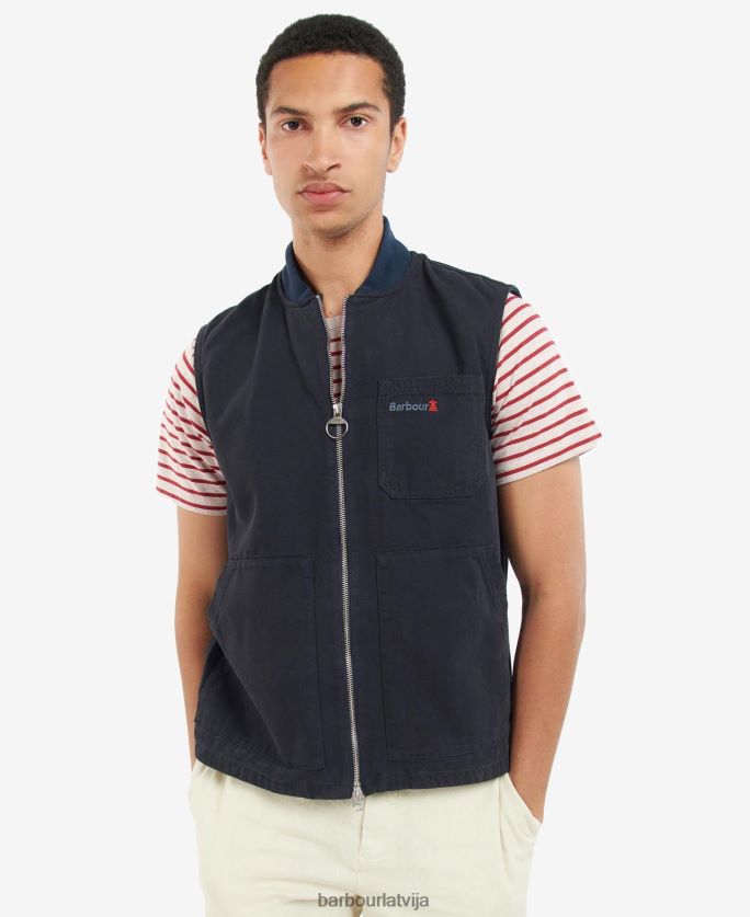 Barbour vīriešiem skārda gilet P8J88A280 apģērbs militāri brūns