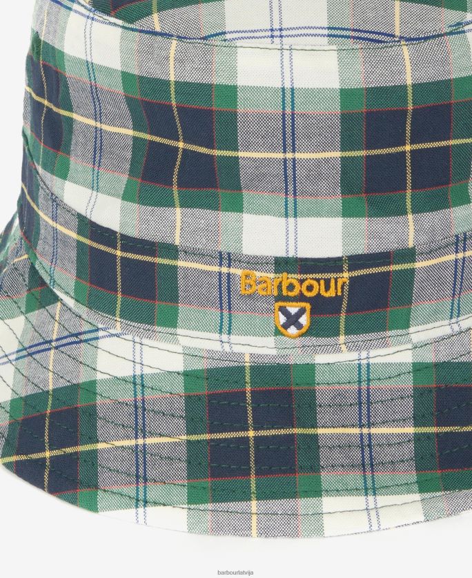 Barbour vīriešiem Oksbridžas tartāna kausa cepure P8J88A2274 Piederumi vasaras efeja