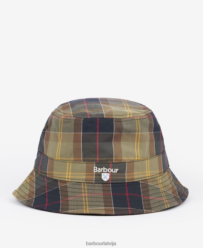 Barbour vīriešiem tartāna kausa cepure P8J88A2273 Piederumi klasiskais tartāns