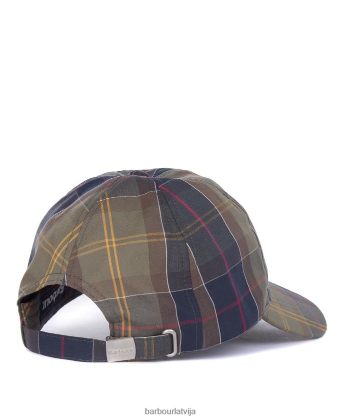 Barbour vīriešiem tartāna sporta cepure P8J88A2255 Piederumi klasiskais tartāns