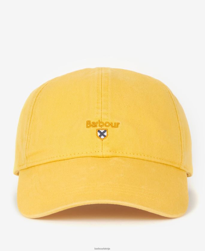 Barbour vīriešiem tartan crest sporta cepure P8J88A2288 Piederumi saulē izbalināts dzeltens
