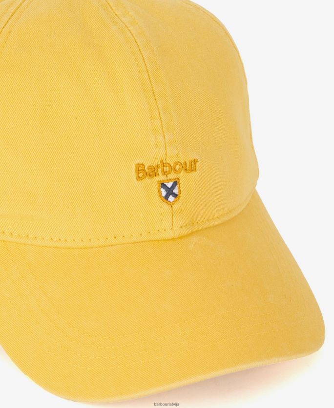 Barbour vīriešiem tartan crest sporta cepure P8J88A2288 Piederumi saulē izbalināts dzeltens