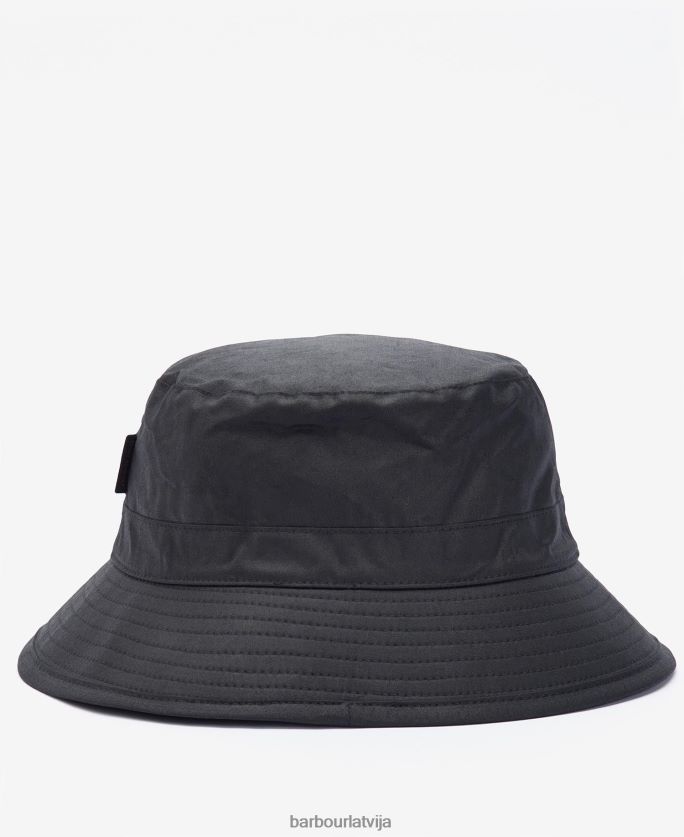 Barbour vīriešiem vaska kausa cepure P8J88A2251 Piederumi melns