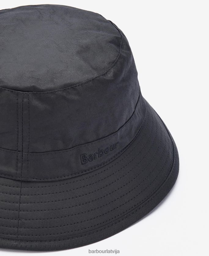 Barbour vīriešiem vaska kausa cepure P8J88A2251 Piederumi melns