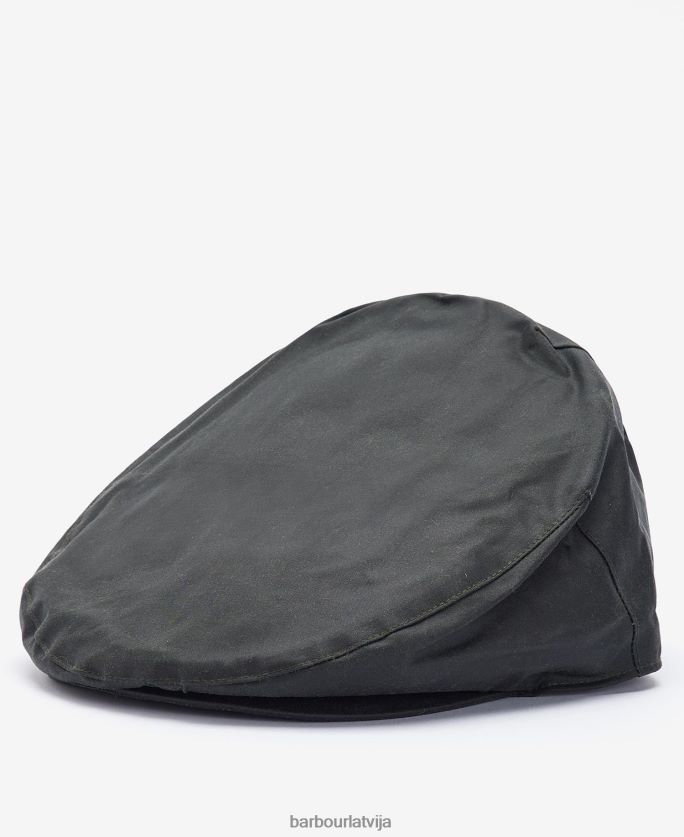 Barbour vīriešiem vaska plakana vāciņš P8J88A2247 Piederumi flote