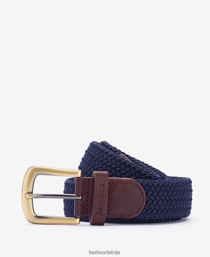 Barbour vīriešiem izstiepta siksna P8J88A2224 Piederumi tumši brūns