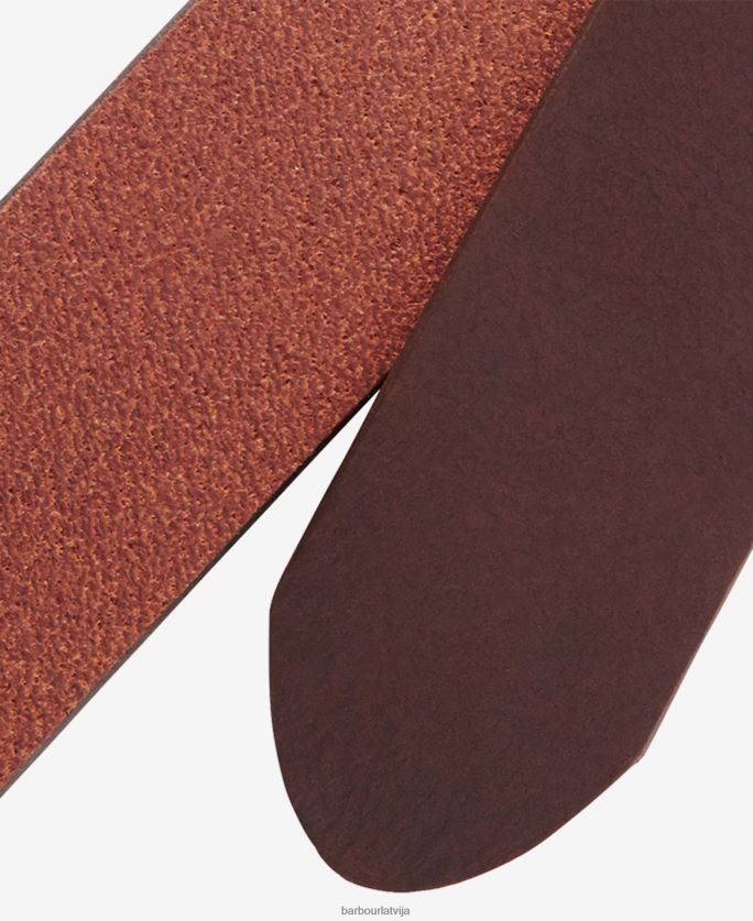 Barbour vīriešiem matēta ādas josta P8J88A2223 Piederumi melns olis