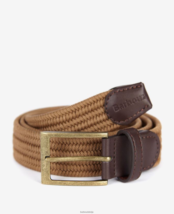 Barbour vīriešiem nevis siksnas josta P8J88A2230 Piederumi klasiskā flote
