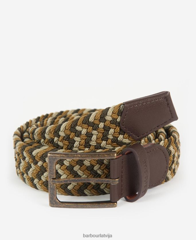 Barbour vīriešiem tartāna forda josta P8J88A2221 Piederumi multi
