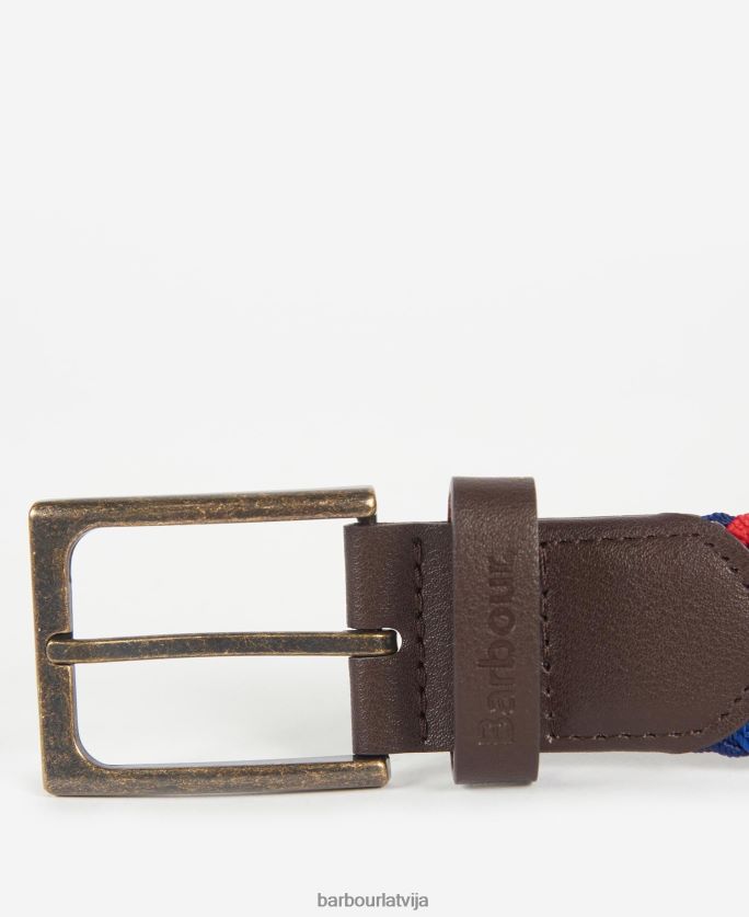 Barbour vīriešiem tartāna forda josta P8J88A2225 Piederumi multi