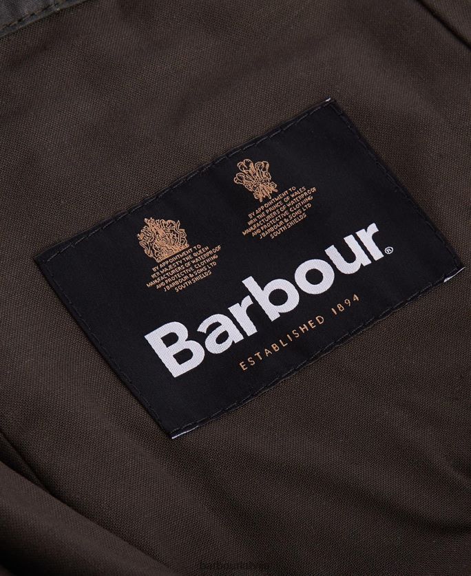 Barbour vīriešiem vaksēta kokvilnas vienkārša kapuce P8J88A2329 Piederumi melns