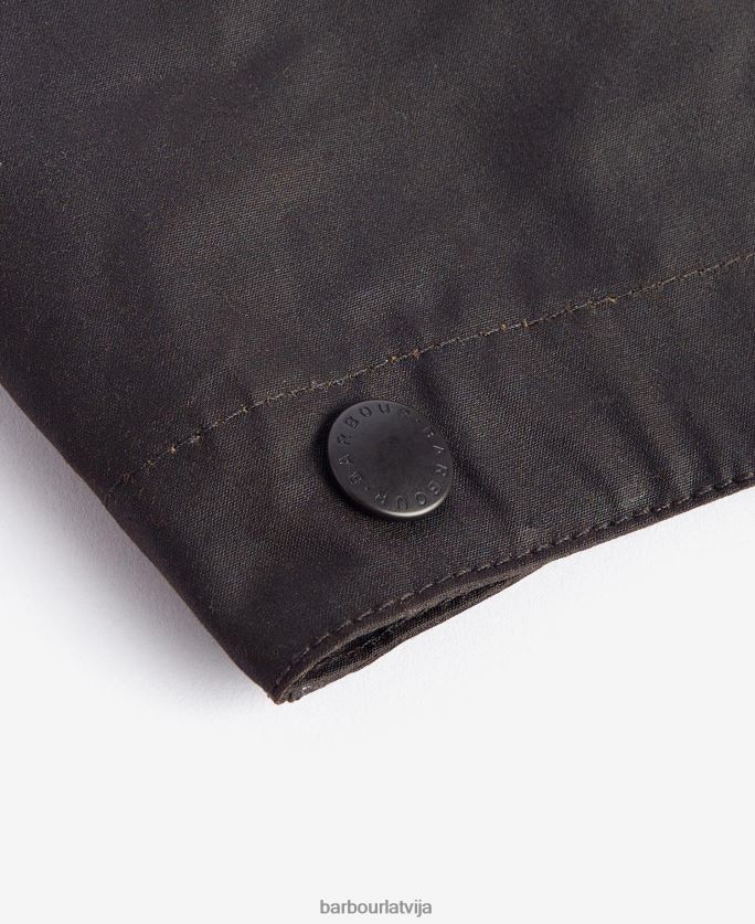 Barbour vīriešiem vaksēta kokvilnas vienkārša kapuce P8J88A2332 Piederumi melns