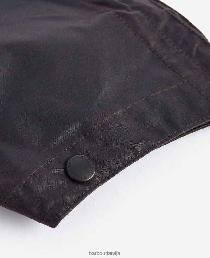 Barbour vīriešiem vaksēta kokvilnas vienkārša kapuce P8J88A2340 Piederumi melns