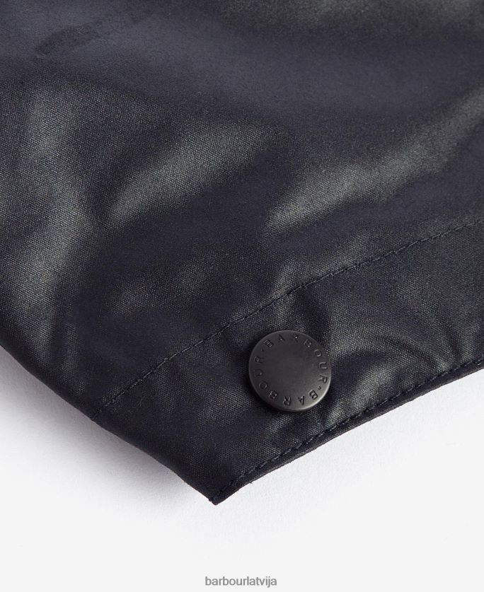 Barbour vīriešiem vaksēta kokvilnas vienkārša kapuce P8J88A2342 Piederumi melns