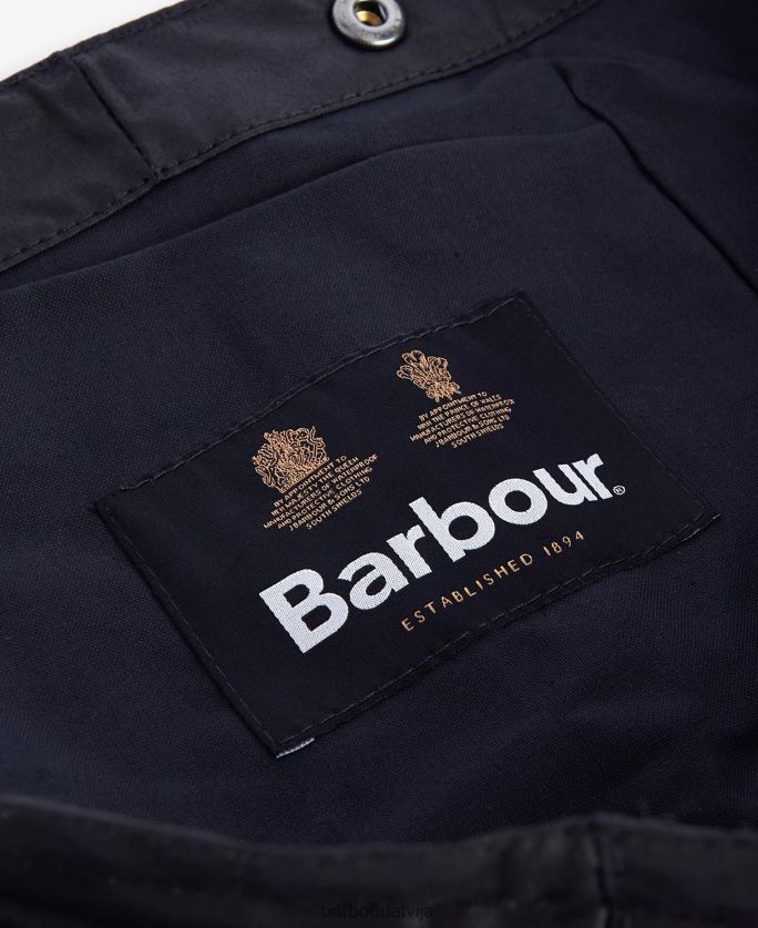 Barbour vīriešiem vaksēta kokvilnas vienkārša kapuce P8J88A2342 Piederumi melns