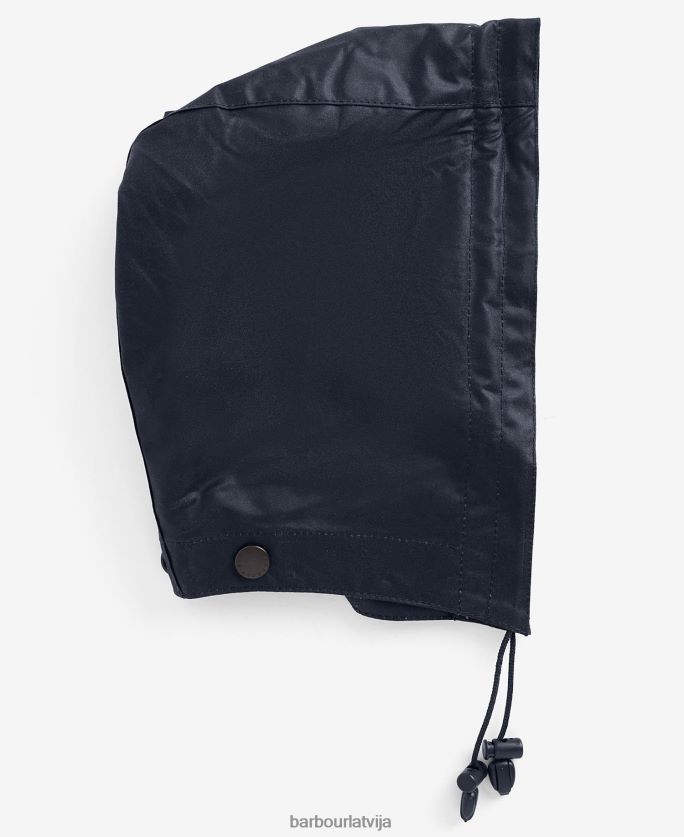 Barbour vīriešiem vaksēta kokvilnas vienkārša kapuce P8J88A2346 Piederumi melns