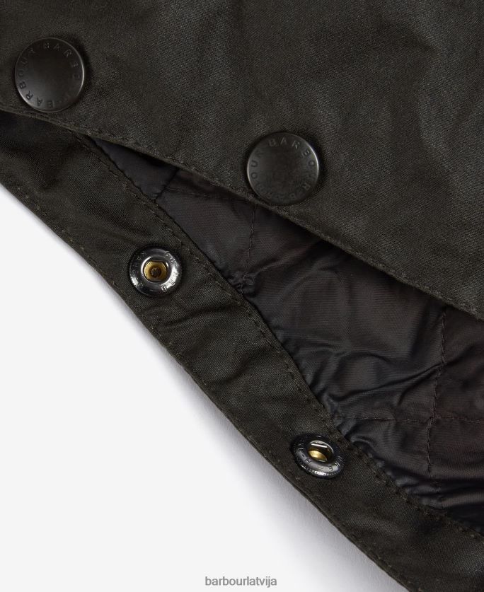 Barbour vīriešiem vaska vētras pārsegs P8J88A2320 Piederumi melns