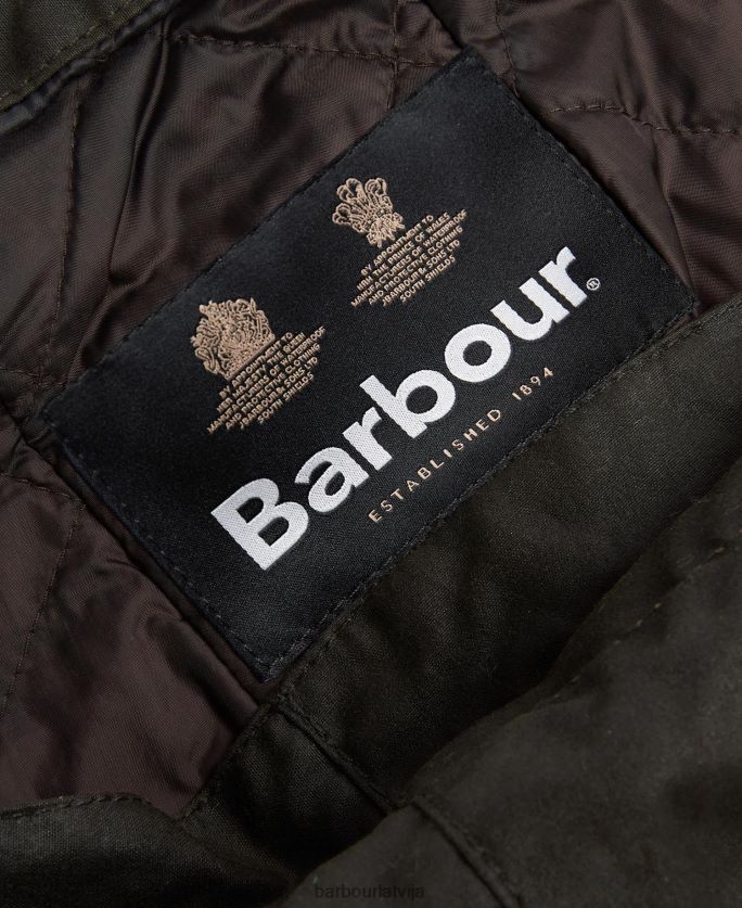 Barbour vīriešiem vaska vētras pārsegs P8J88A2320 Piederumi melns