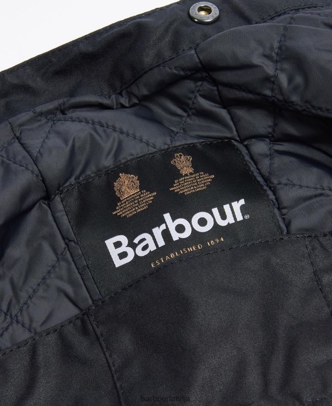 Barbour vīriešiem vaska vētras pārsegs P8J88A2324 Piederumi melns