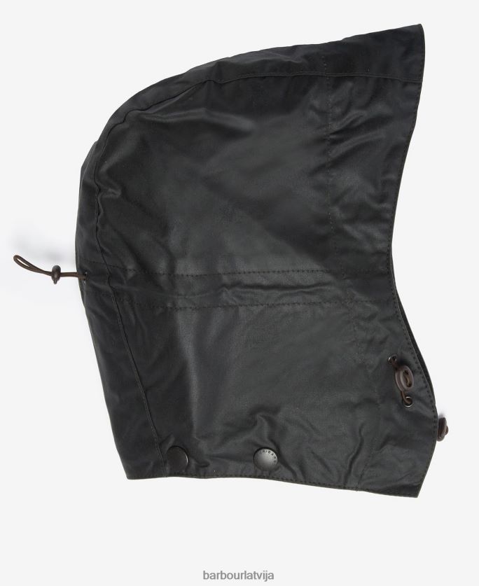 Barbour vīriešiem vaska vētras pārsegs P8J88A2331 Piederumi melns