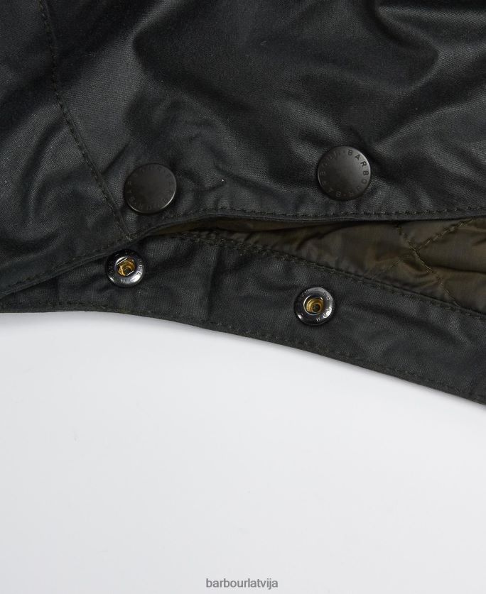 Barbour vīriešiem vaska vētras pārsegs P8J88A2331 Piederumi melns