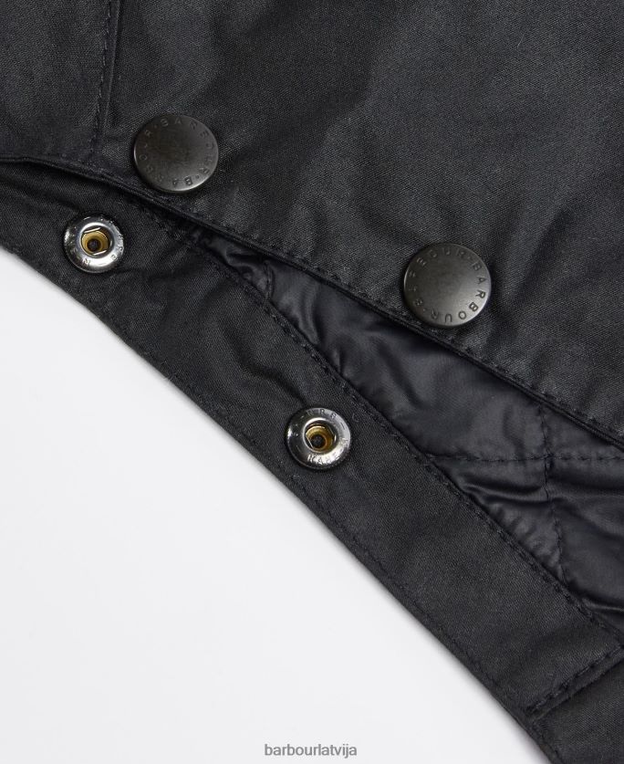Barbour vīriešiem vaska vētras pārsegs P8J88A2337 Piederumi melns