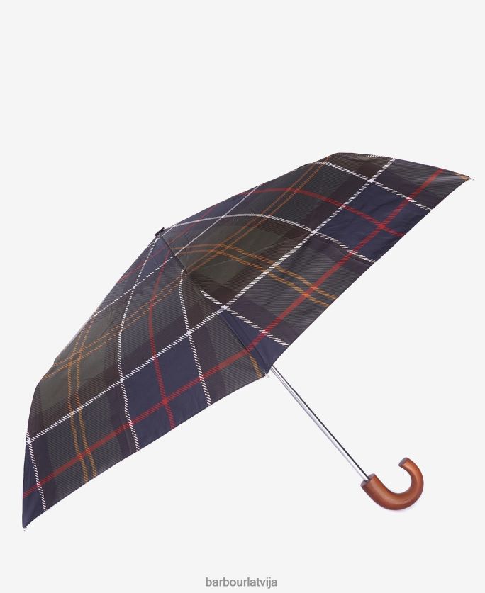 Barbour vīriešiem tartāna mini lietussargs P8J88A2373 Piederumi klasika
