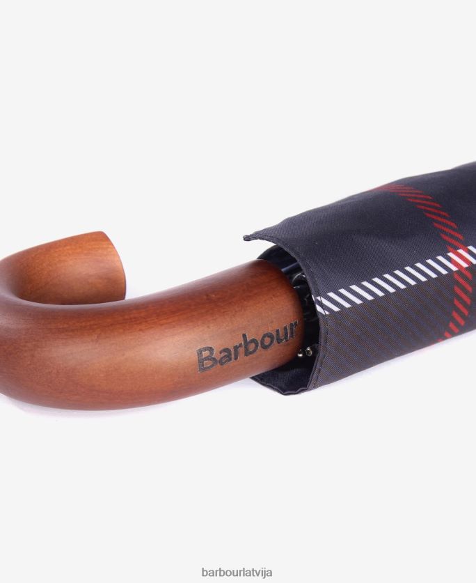 Barbour vīriešiem tartāna mini lietussargs P8J88A2373 Piederumi klasika