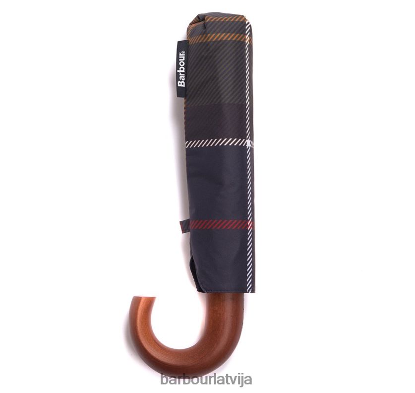 Barbour vīriešiem tartāna mini lietussargs P8J88A2373 Piederumi klasika