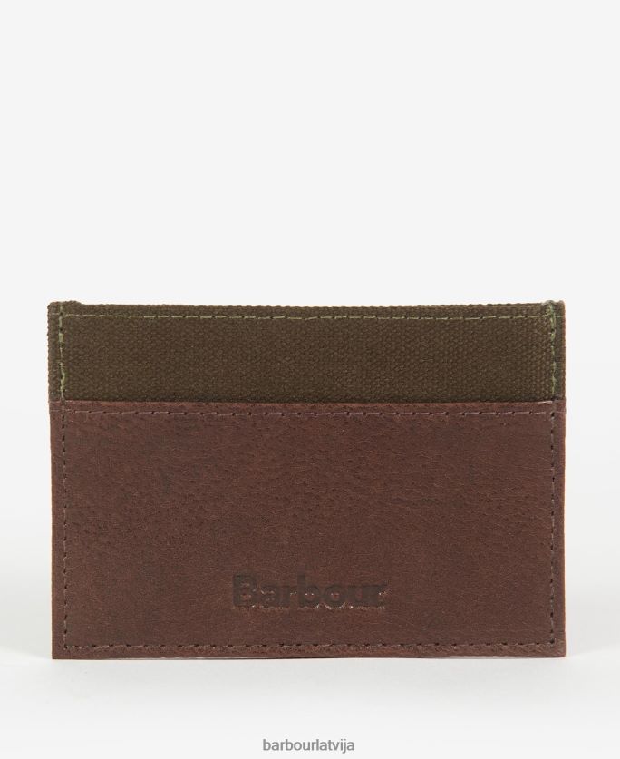 Barbour vīriešiem Padbury kartes turētājs P8J88A2378 Piederumi tumši brūns