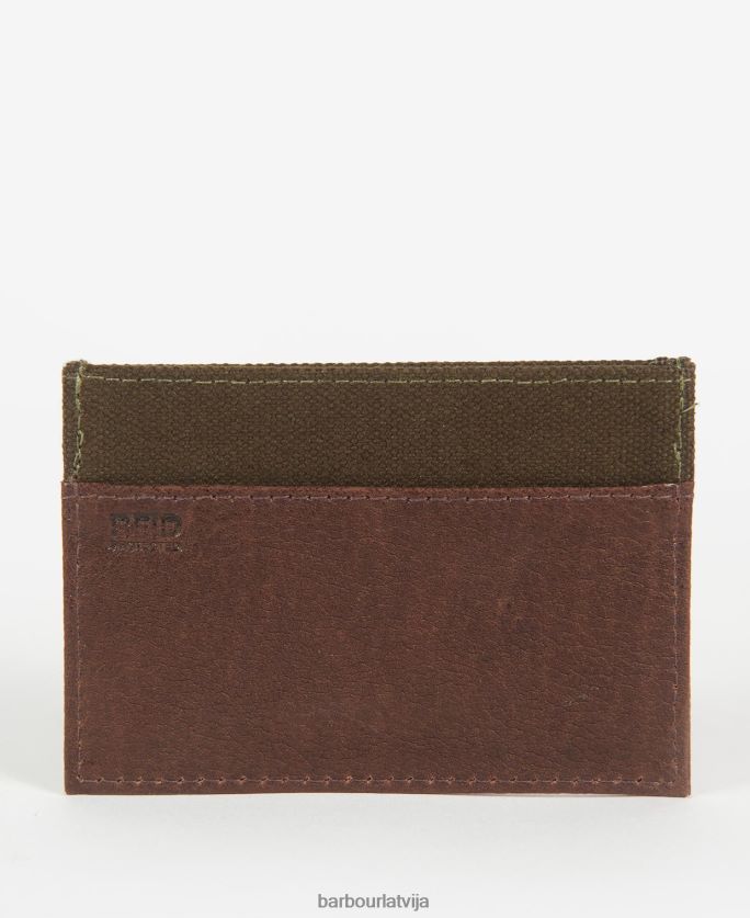 Barbour vīriešiem Padbury kartes turētājs P8J88A2378 Piederumi tumši brūns