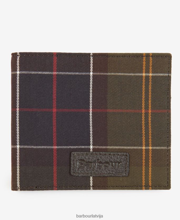 Barbour vīriešiem tartāna maku P8J88A2382 Piederumi klasiskais tartāns