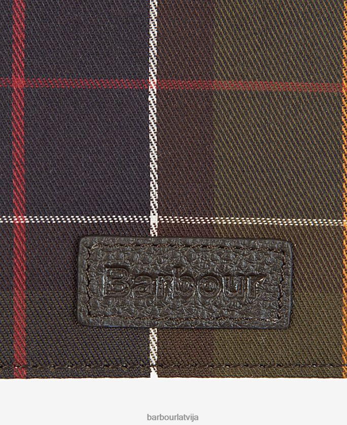 Barbour vīriešiem tartāna maku P8J88A2382 Piederumi klasiskais tartāns