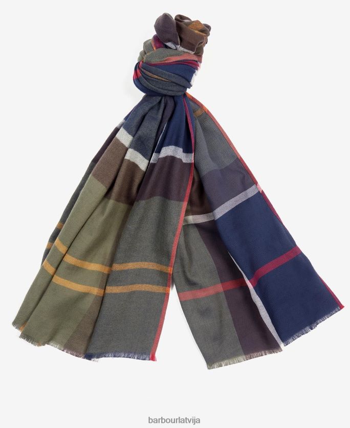 Barbour vīriešiem walshaw šalle P8J88A2347 Piederumi klasiskais tartāns