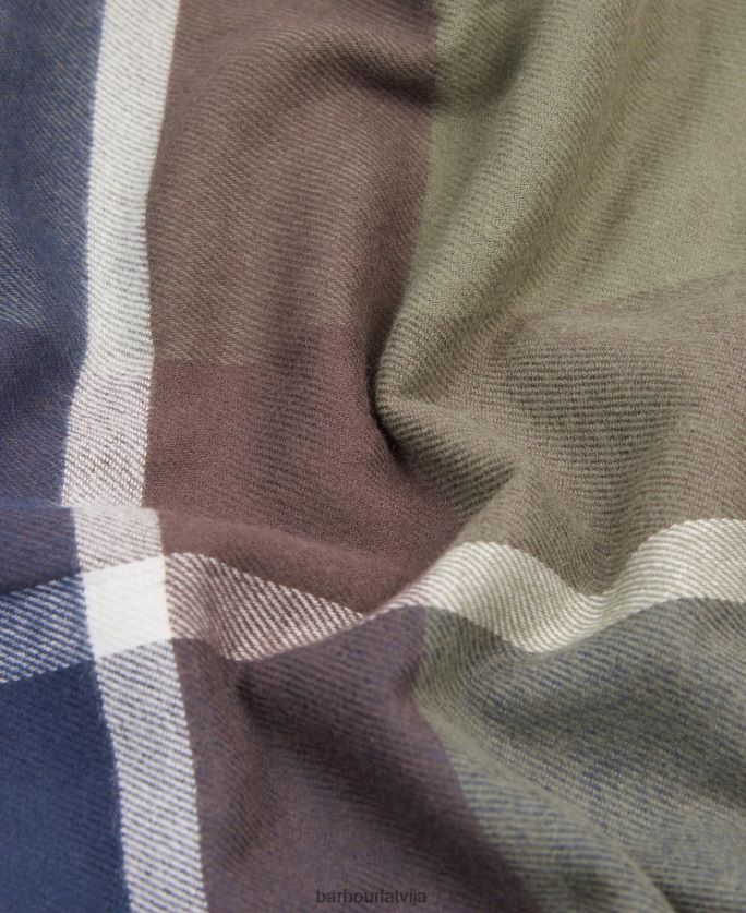 Barbour vīriešiem walshaw šalle P8J88A2347 Piederumi klasiskais tartāns