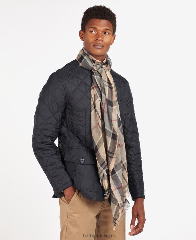 Barbour vīriešiem welton tartāna šalle P8J88A2350 Piederumi akmens kleita tartāna