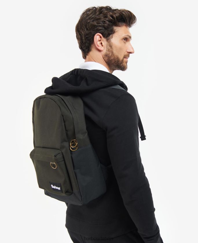 Barbour vīriešiem Highfield audekla mugursoma P8J88A2206 Piederumi navy/olīvu